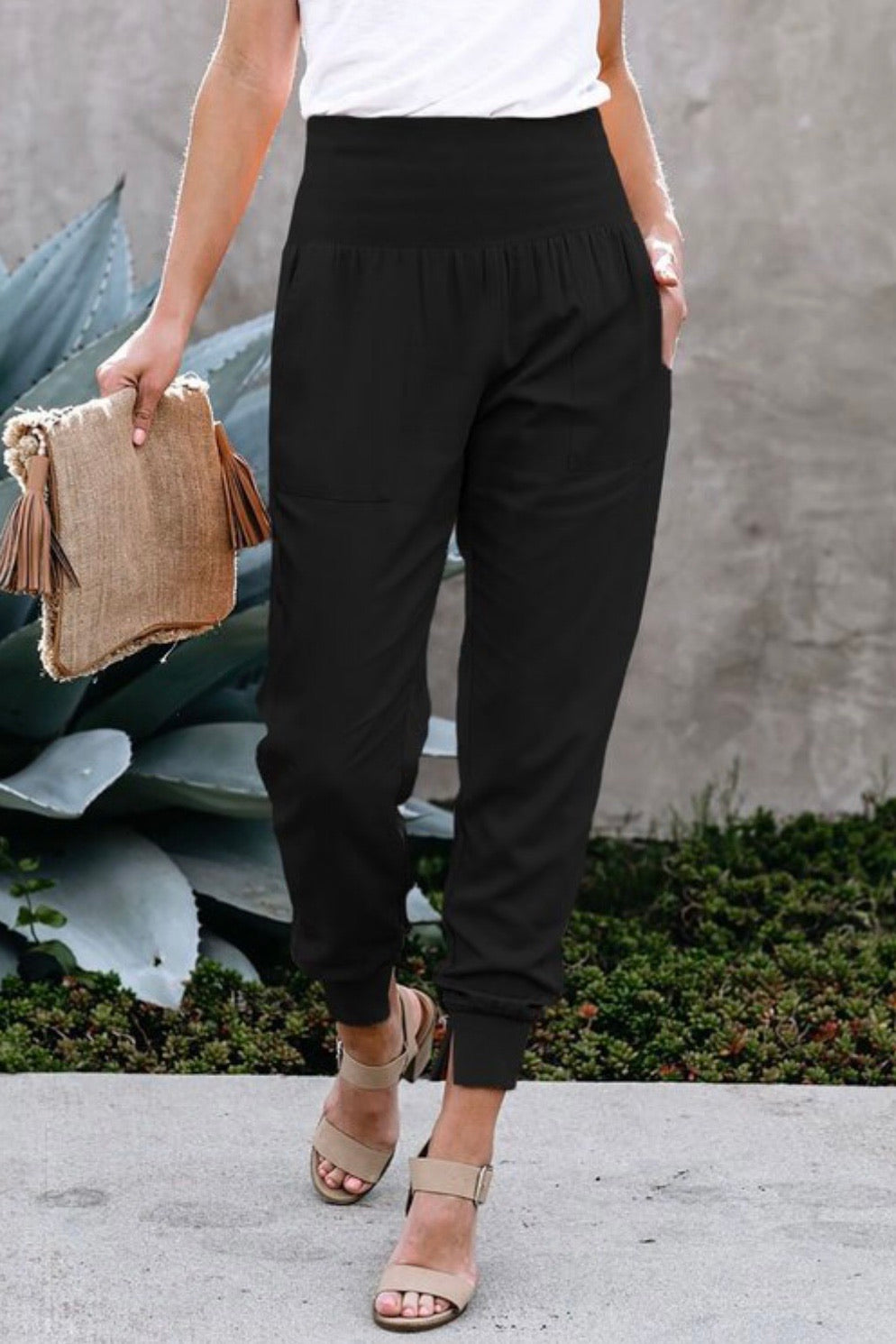 Meg Loose Fit Joggers - Corinne Boutique Family Owned and Operated USA