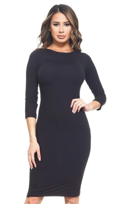 Gail Midi Bodycon Dress - Corinne an Affordable Women's Clothing Boutique in the US USA