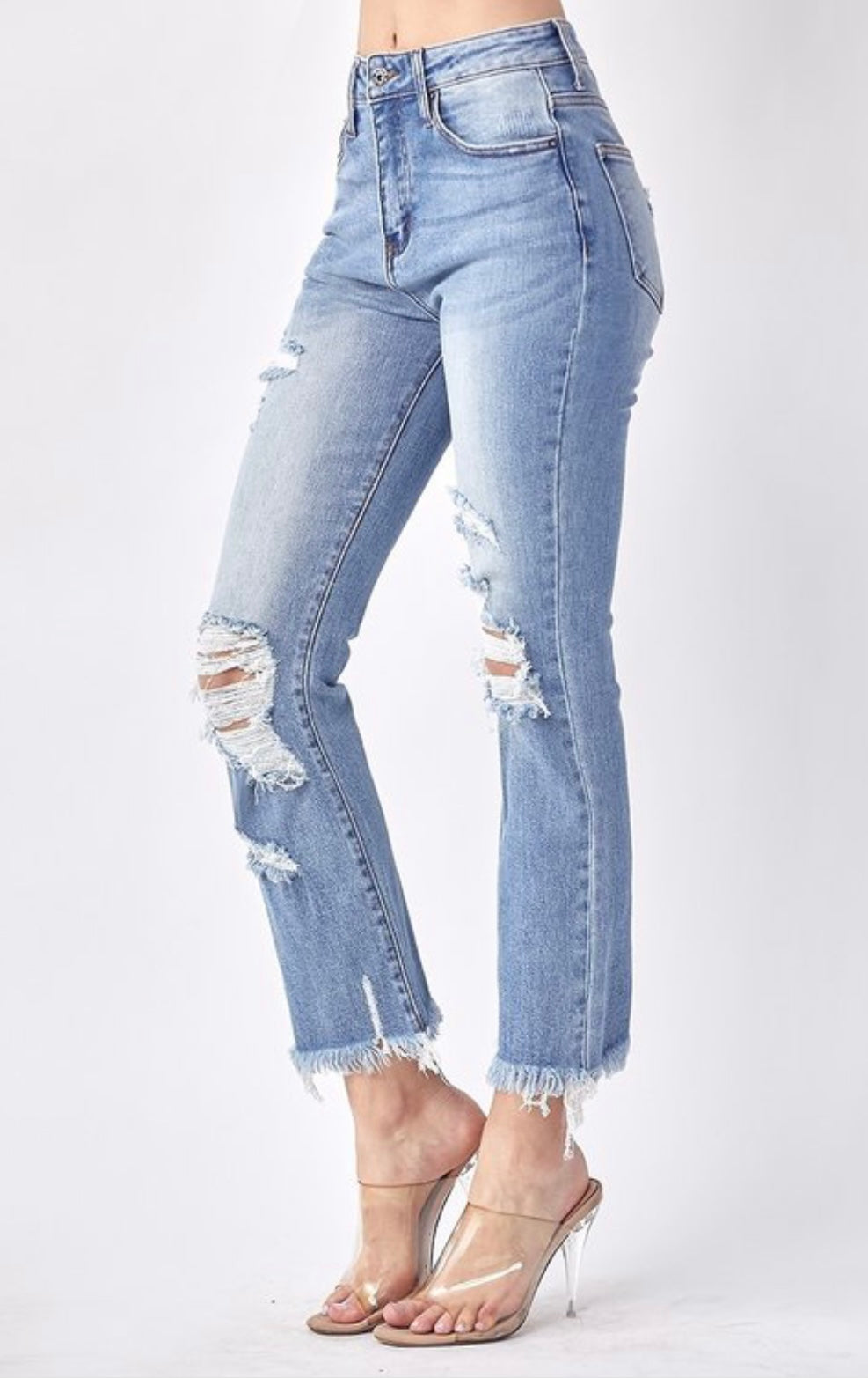Harper High Rise Vintage Jeans - Corinne Boutique Family Owned and Operated USA