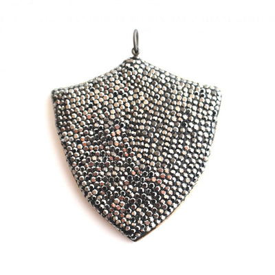 Gunmetal Crystal Shield by Karli Buxton - Corinne Boutique Family Owned and Operated USA