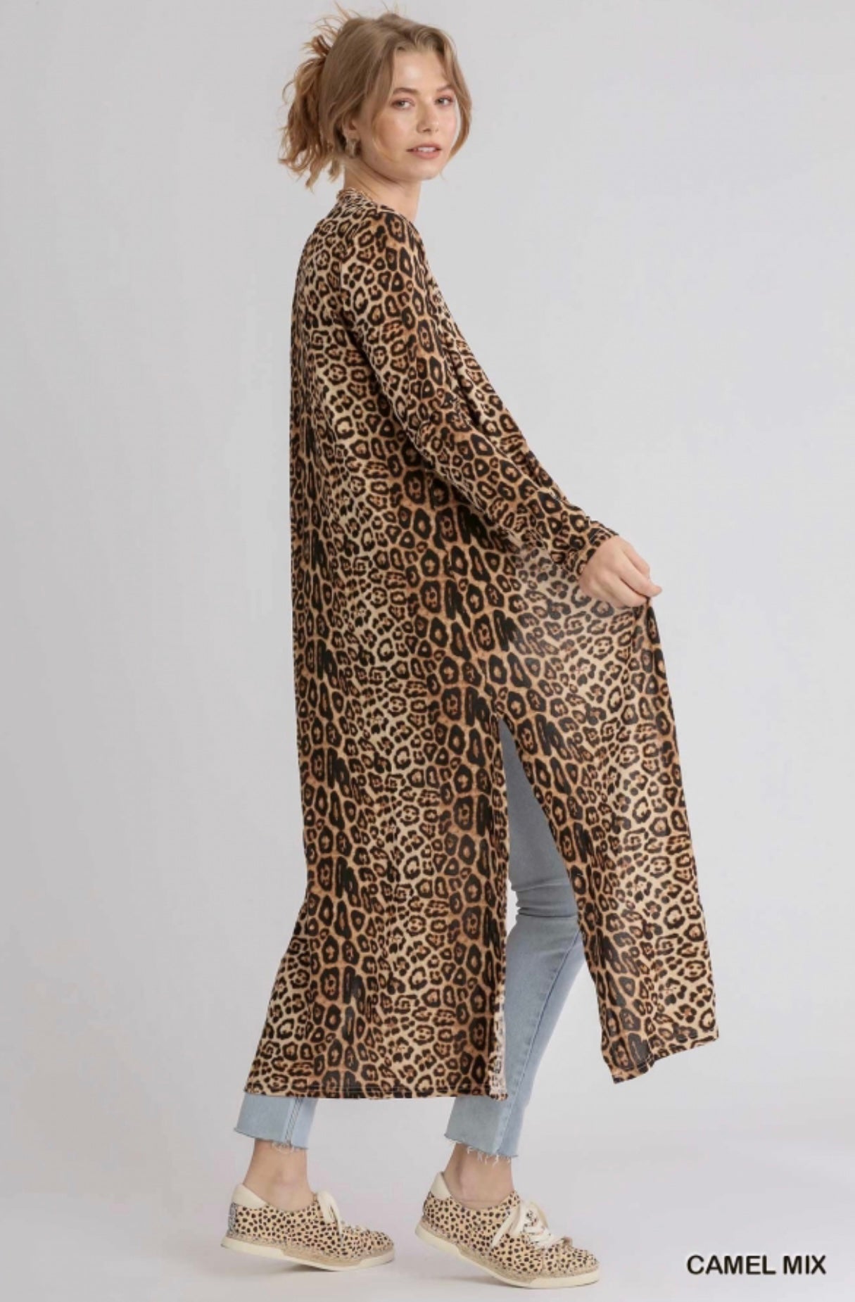 Penny Leopard Print Cardigan - Corinne Boutique Family Owned and Operated USA