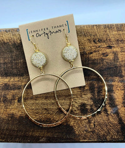 Amerie Earrings by Jennifer Thames - Corinne Boutique Family Owned and Operated USA
