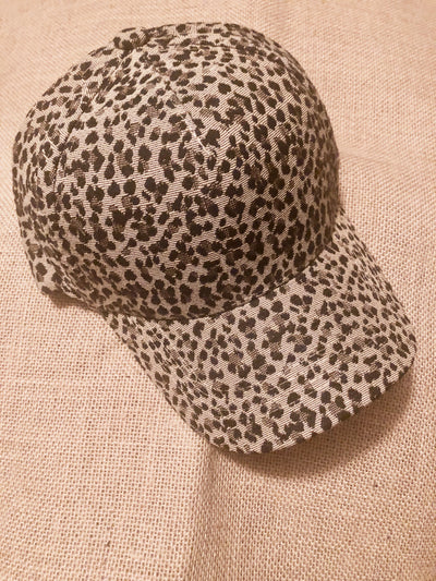 Leopard Print Cap - Corinne an Affordable Women's Clothing Boutique in the US USA