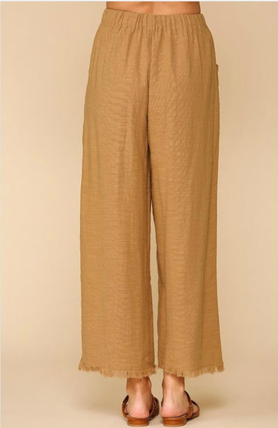 Stevie Frayed Wide Leg Pants - Corinne Boutique Family Owned and Operated USA