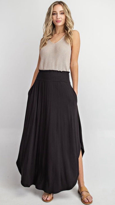 Cassie High-rise Maxi Skirt - Corinne Boutique Family Owned and Operated USA