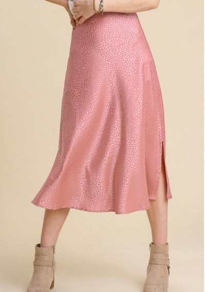Alise Jacquard Midi Skirt - Corinne Boutique Family Owned and Operated USA