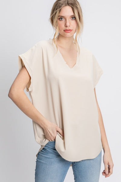 Casandra Basic Top - Corinne Boutique Family Owned and Operated USA