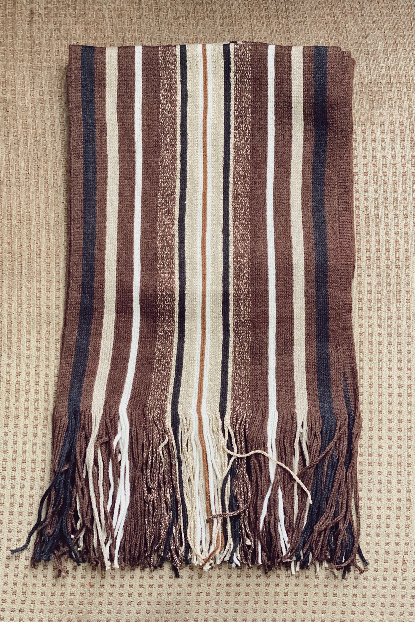 Multi Color Fringe Scarf - Corinne Boutique Family Owned and Operated USA