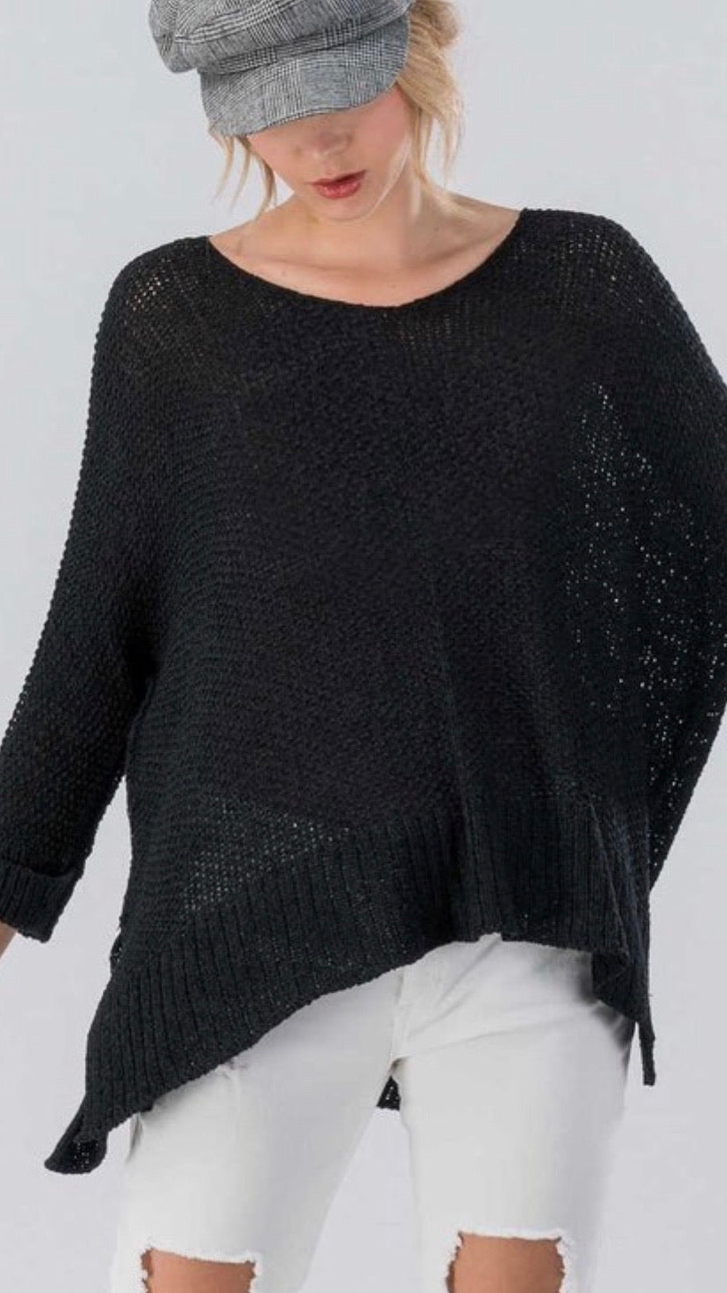 Misty Dolman Sleeve Sweater - Corinne an Affordable Women's Clothing Boutique in the US USA