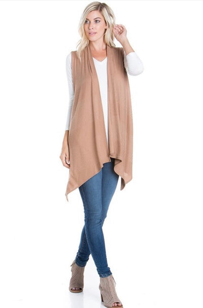 Josie Ribbed Cardigan - Corinne Boutique Family Owned and Operated USA