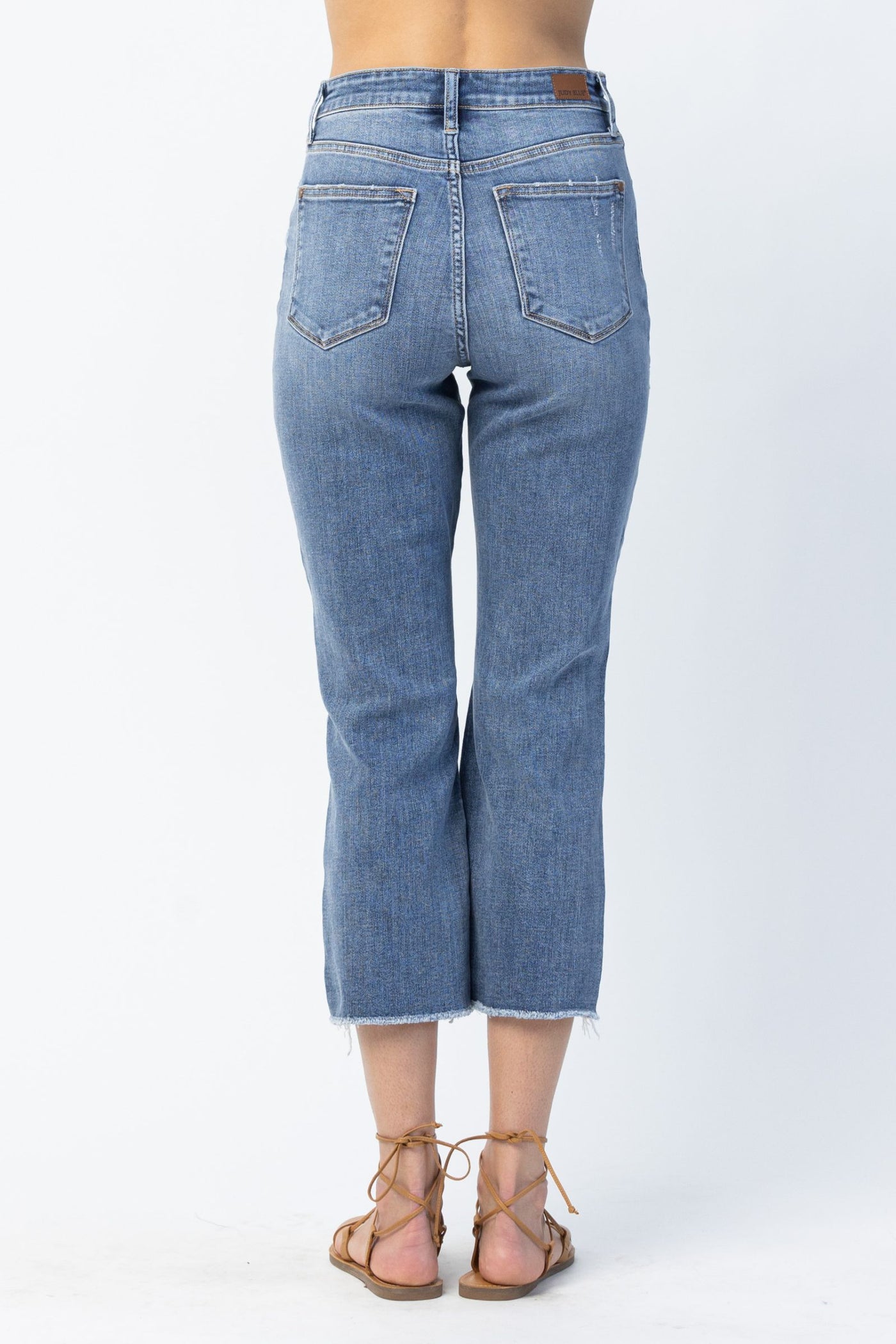 Judy Blue High Rise Cropped Jeans - Corinne Boutique Family Owned and Operated USA