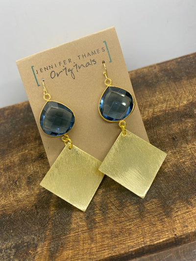 Julia Earrings by Jennifer Thames - Corinne Boutique Family Owned and Operated USA