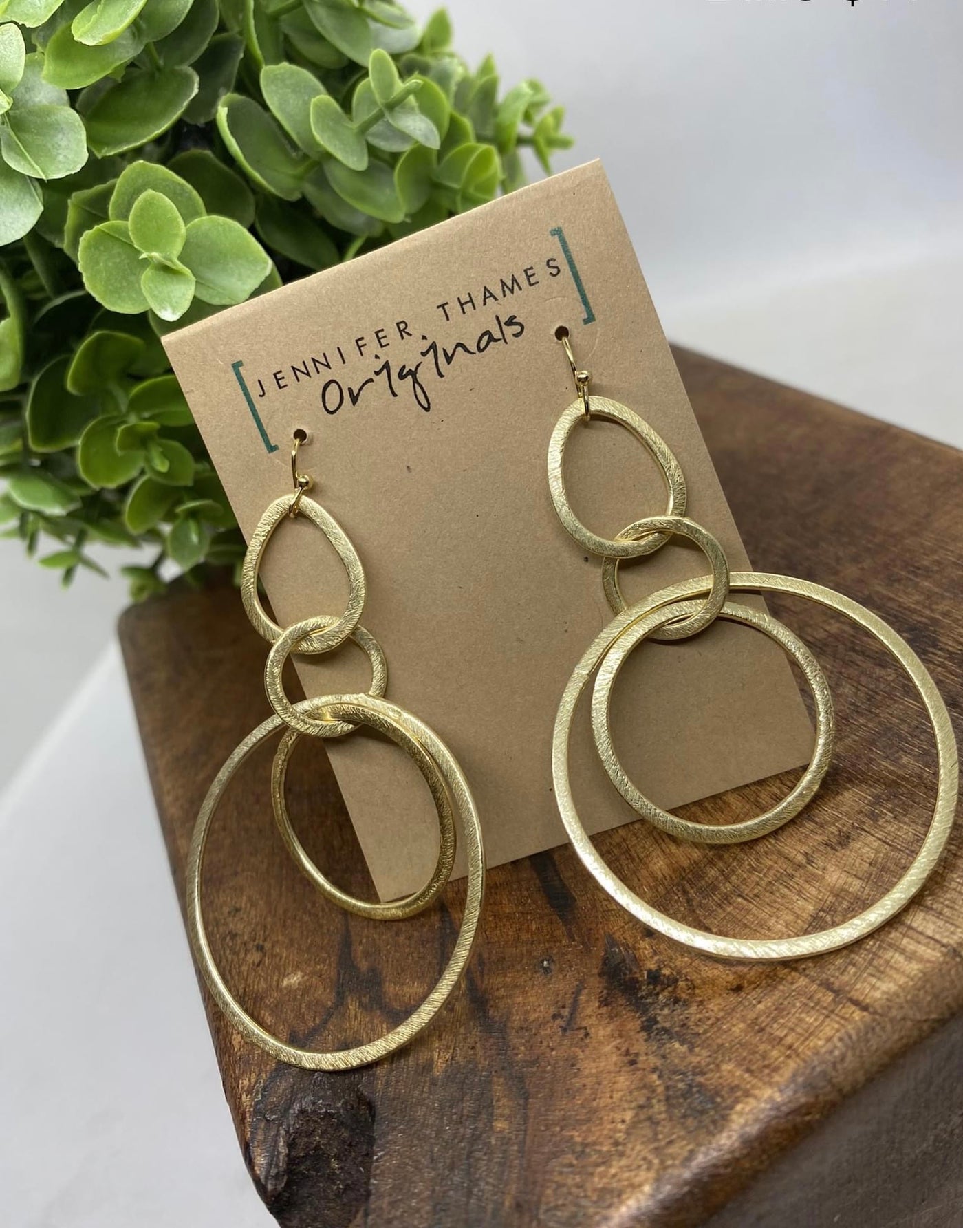 Billie Earrings by Jennifer Thames - Corinne Boutique Family Owned and Operated USA