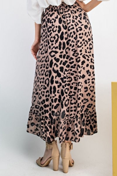 Kasey Animal Print Rayon Skirt - Corinne Boutique Family Owned and Operated USA