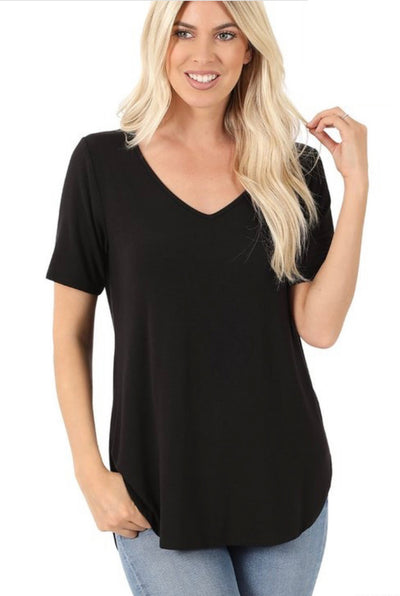 Tamera Tencel Top PLUS - Corinne Boutique Family Owned and Operated USA