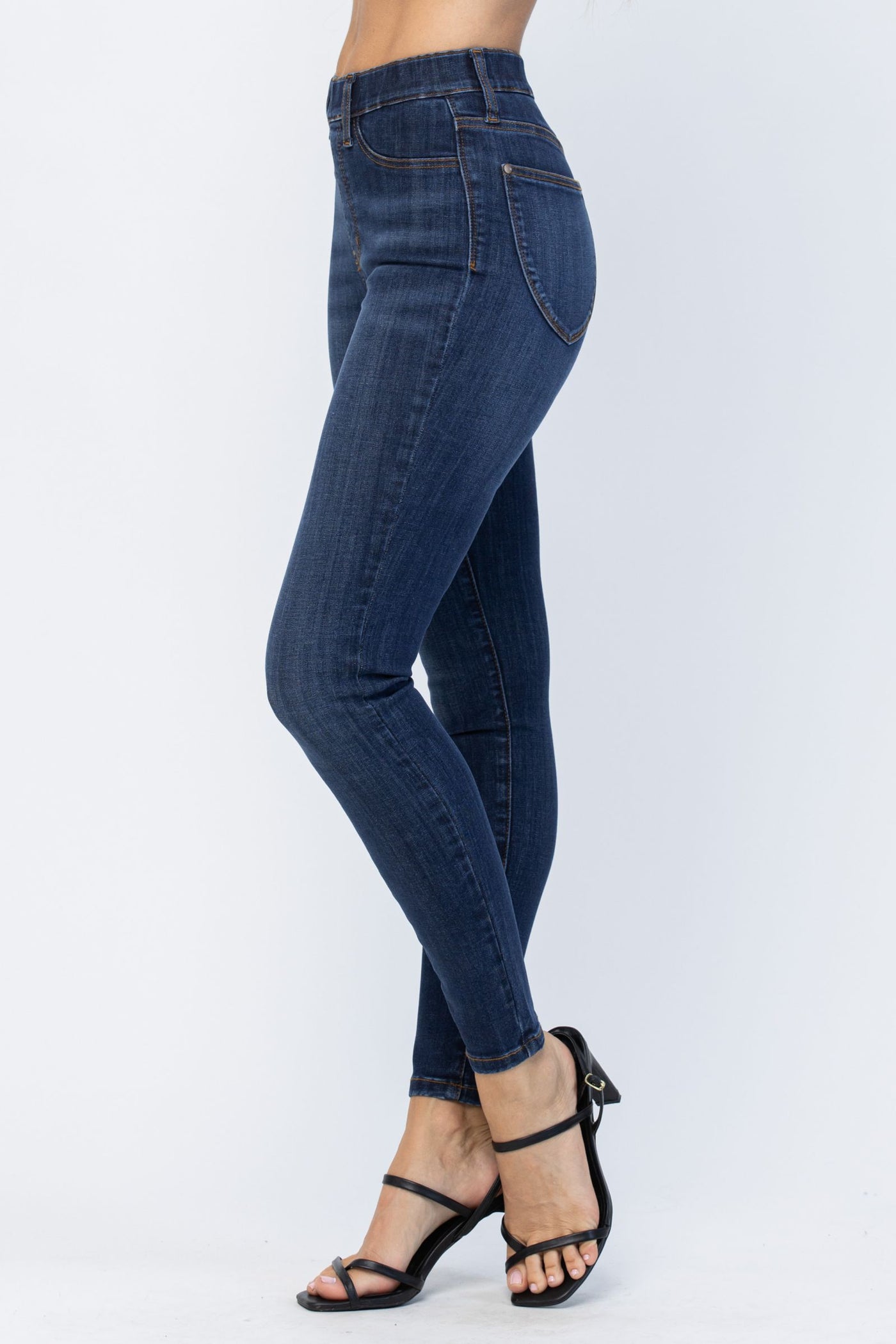 Judy Blue Pull-On Skinny - Corinne Boutique Family Owned and Operated USA