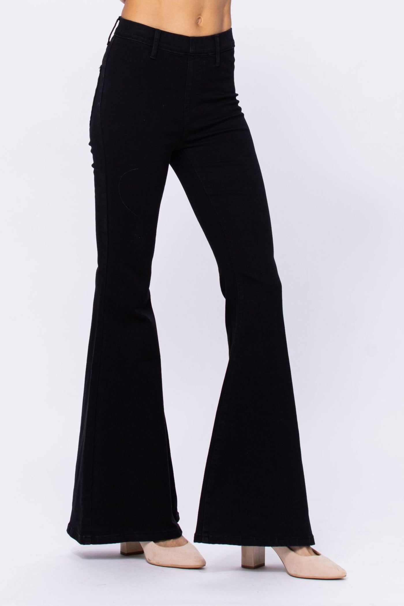 Judy Blue Pull-On Super Flares - Corinne Boutique Family Owned and Operated USA