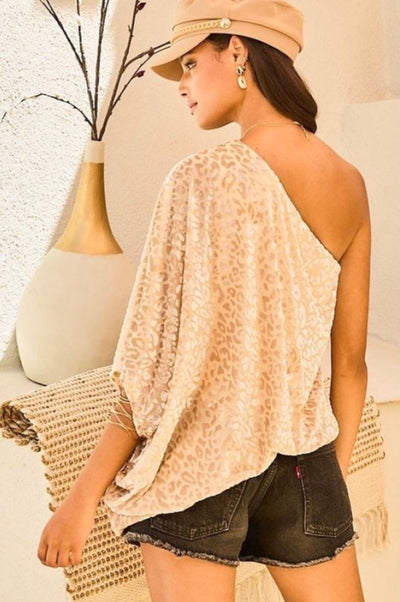 Viki Velvet Embossed Top - Corinne Boutique Family Owned and Operated USA