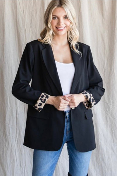 Celena Lined Blazer - Corinne Boutique Family Owned and Operated USA