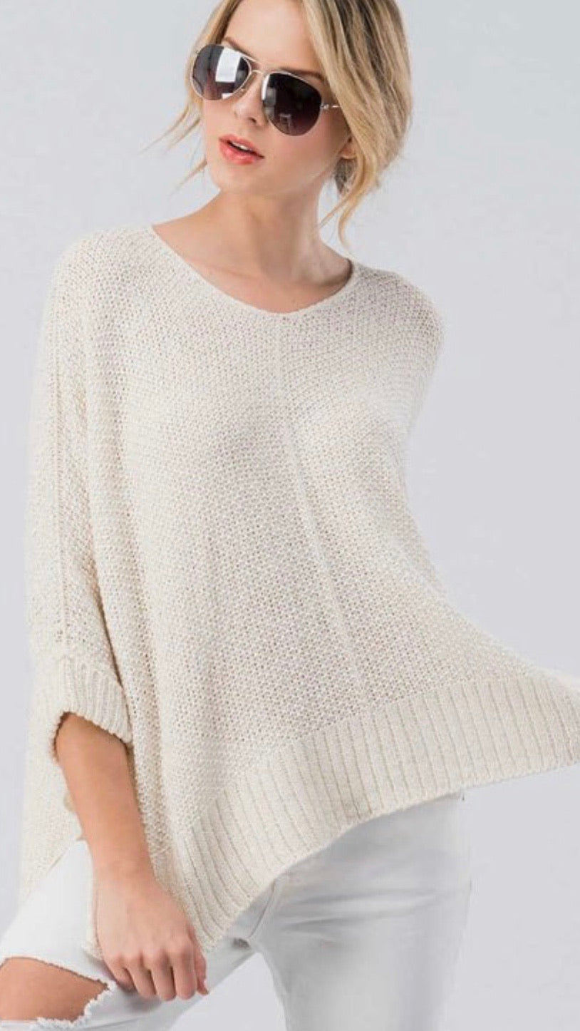 Misty Dolman Sleeve Sweater - Corinne an Affordable Women's Clothing Boutique in the US USA