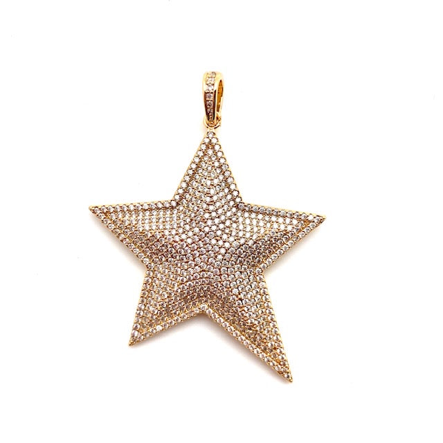 Gold Pave’ Crystal Star by Karli Buxton - Corinne Boutique Family Owned and Operated USA