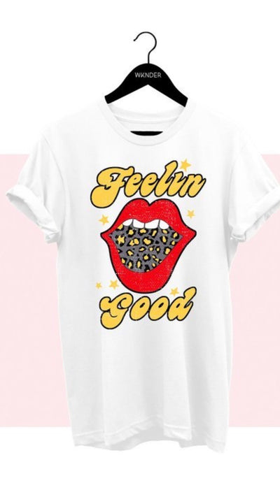Feeling Good Graphic Tee - Corinne an Affordable Women's Clothing Boutique in the US USA