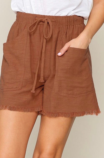 Diana Frayed Hem Shorts - Corinne Boutique Family Owned and Operated USA