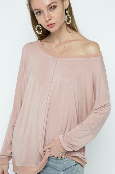 Darci Dolman Sleeve Pullover - Corinne Boutique Family Owned and Operated USA