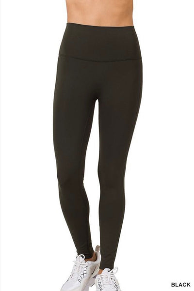 Athletic High Waist Leggings - Corinne Boutique Family Owned and Operated USA