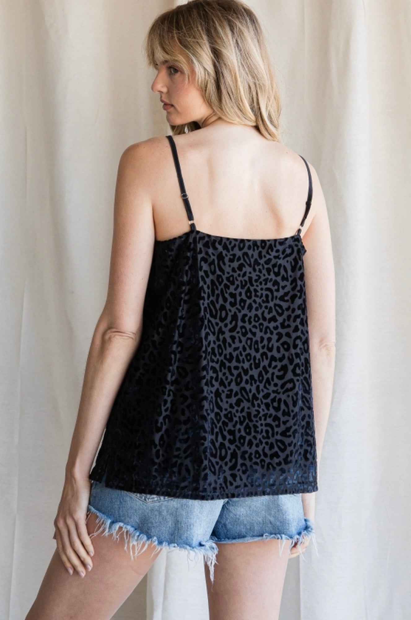 Izzie Burnout Cami - Corinne Boutique Family Owned and Operated USA
