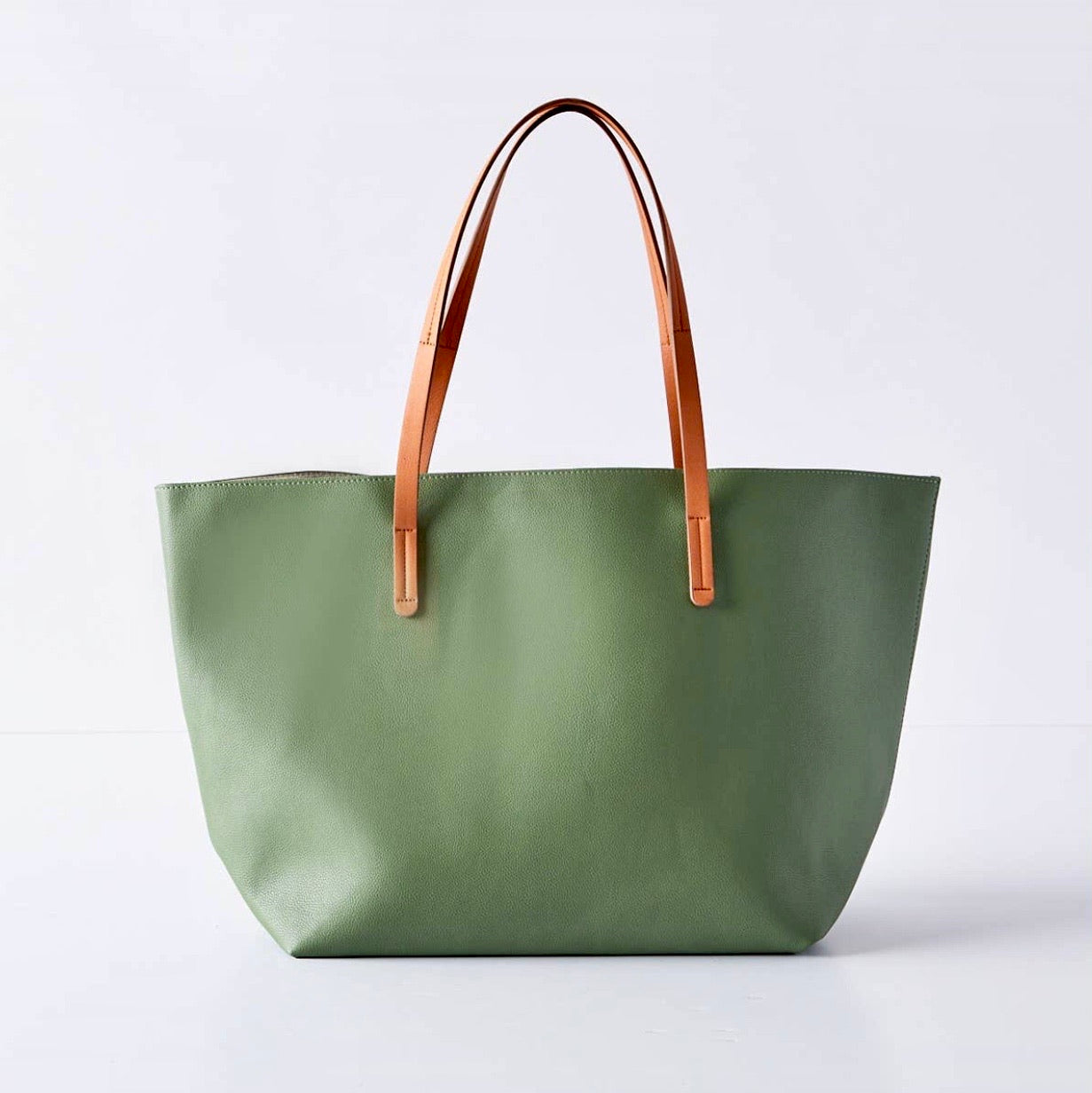 Classic Leather Tote - Corinne Boutique Family Owned and Operated USA