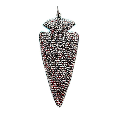Gunmetal Crystal Arrowhead by Karli Buxton - Corinne Boutique Family Owned and Operated USA