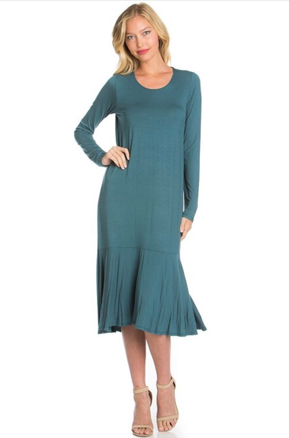 Tiffany Long Sleeve Dress - Corinne an Affordable Women's Clothing Boutique in the US USA