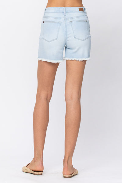Judy Blue High Waist  Cut Off Shorts - Corinne Boutique Family Owned and Operated USA