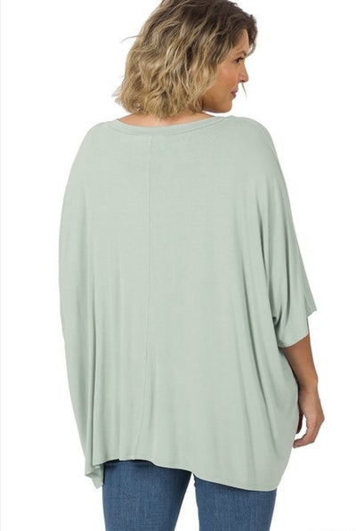 Rachel Rayon Top Plus - Corinne Boutique Family Owned and Operated USA