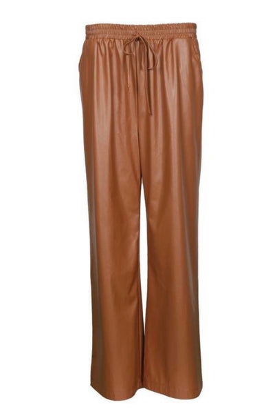 Fran Faux Leather Pants - Corinne Boutique Family Owned and Operated USA