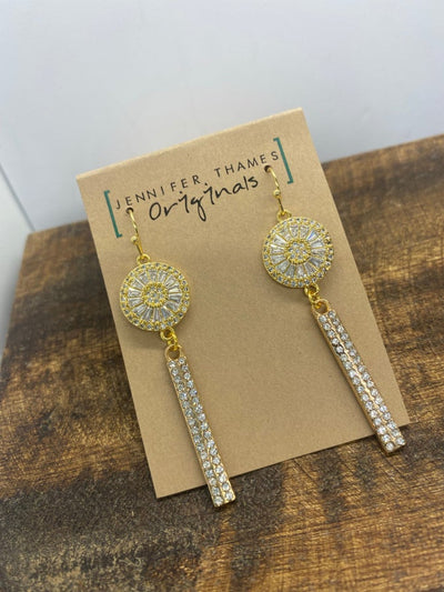 Amanda Earrings by Jennifer Thames - Corinne Boutique Family Owned and Operated USA