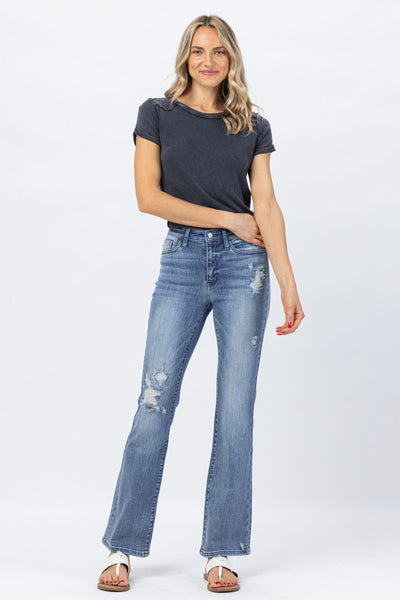 Judy Blue High Waist Boot Cut Jeans - Corinne Boutique Family Owned and Operated USA