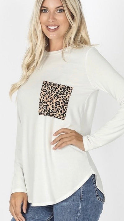 Dannie Basic Long Sleeve Tee - Corinne Boutique Family Owned and Operated USA