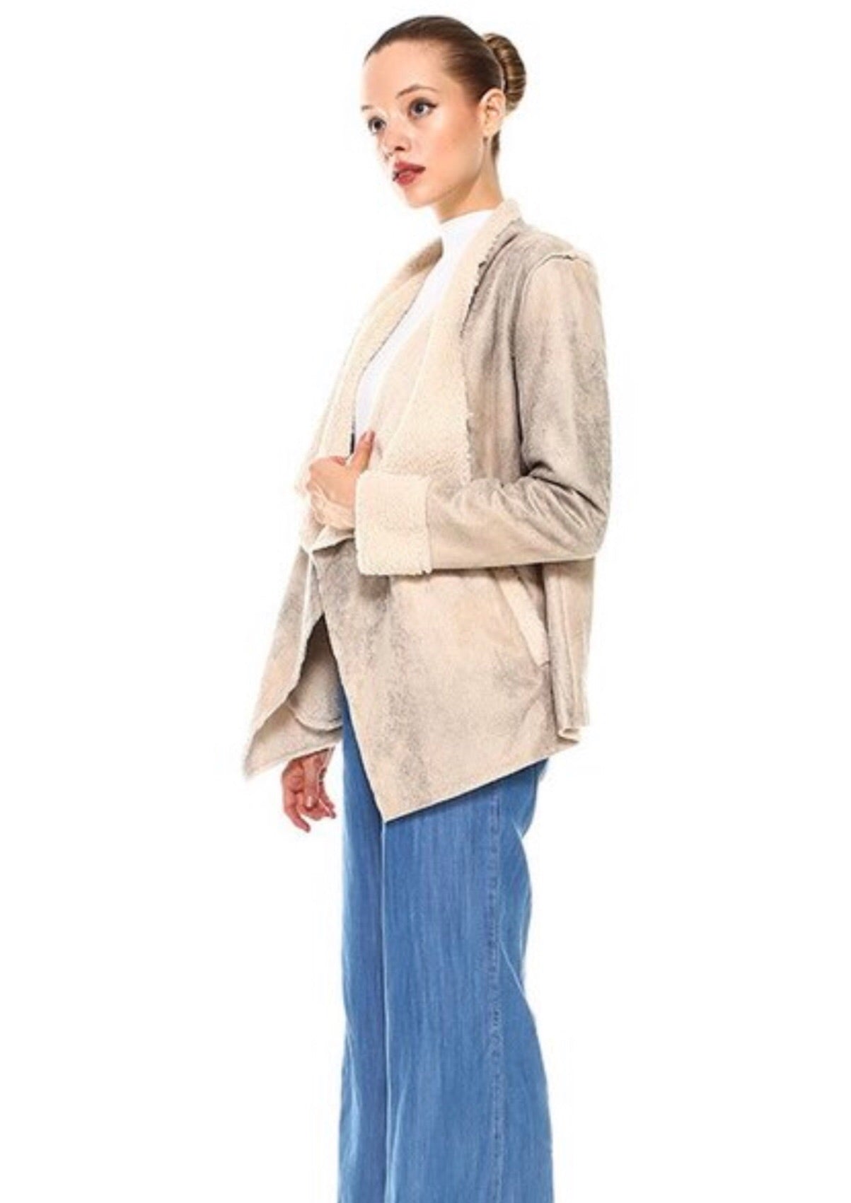 Mindy Suede Jacket - Corinne an Affordable Women's Clothing Boutique in the US USA