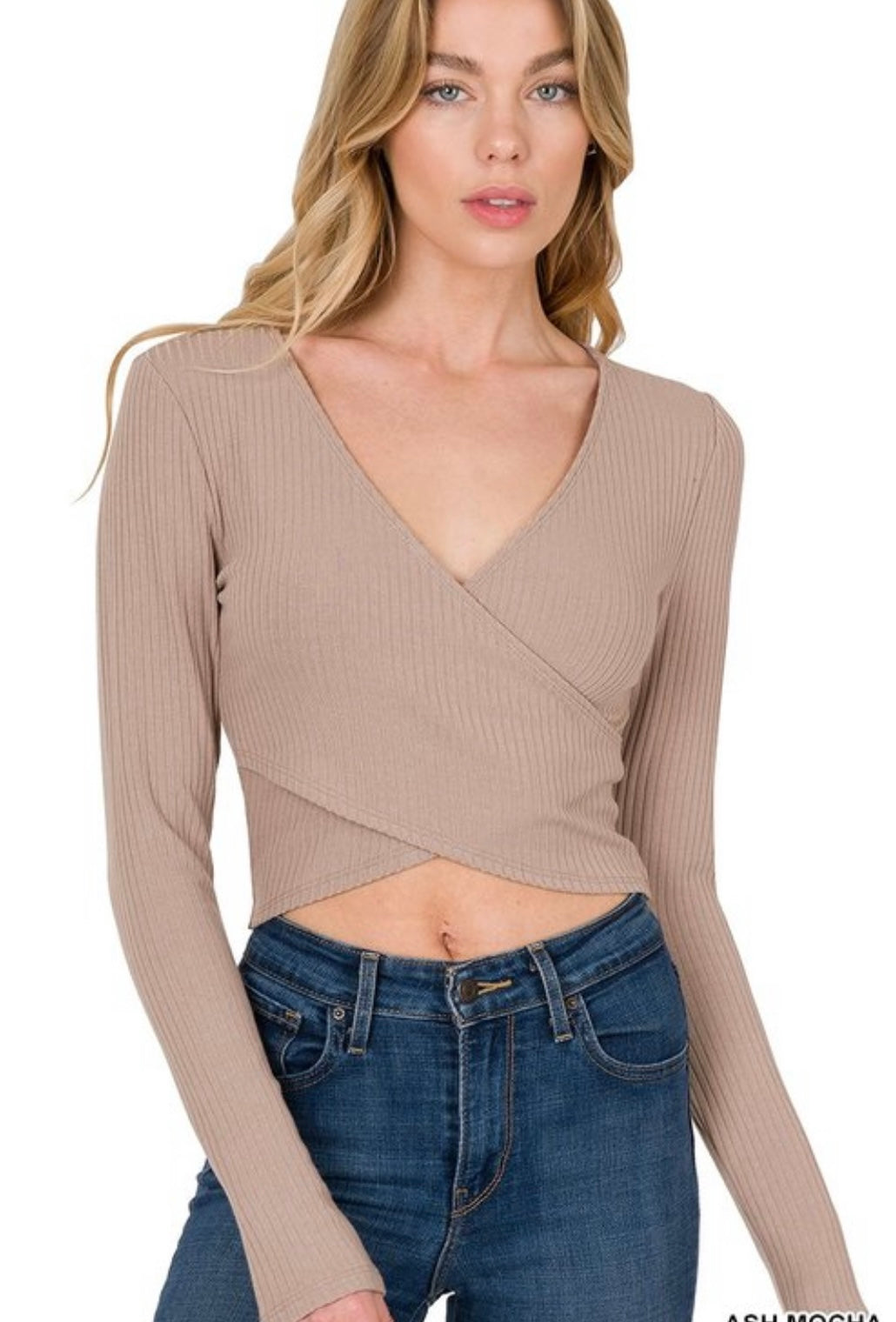 May Ribbed Cropped Top - Corinne Boutique Family Owned and Operated USA