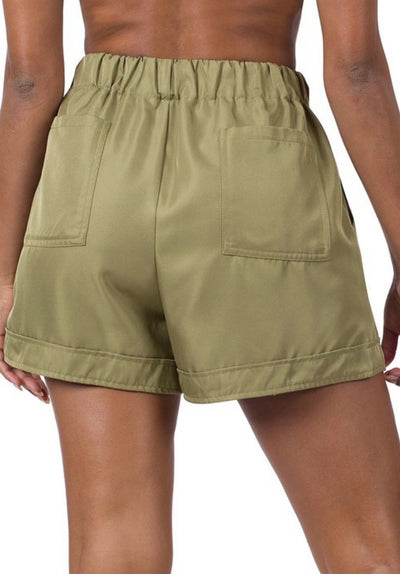 Dora Drawstring Shorts - Corinne Boutique Family Owned and Operated USA
