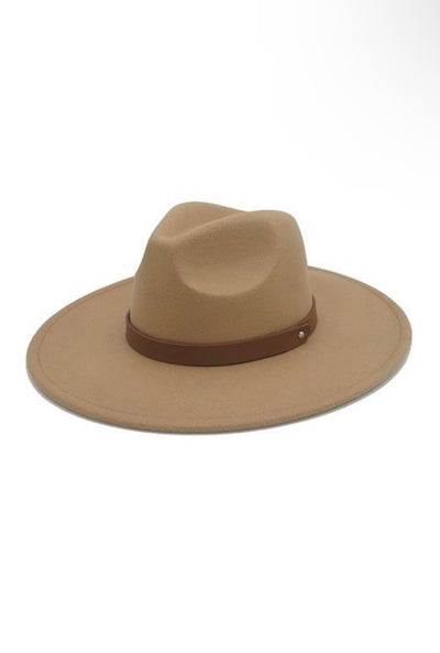 Faux Suede Fedora - Corinne Boutique Family Owned and Operated USA