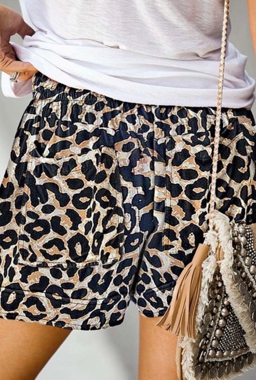 Emory Animal Print Shorts - Corinne Boutique Family Owned and Operated USA