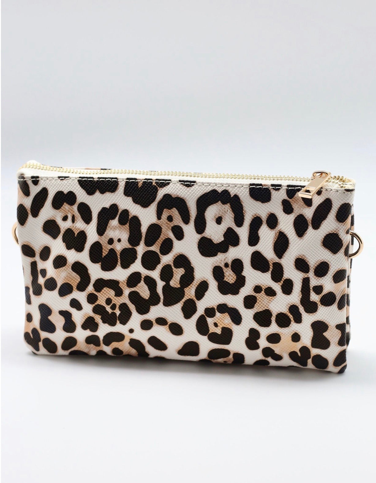 Liz Custom Collection Crossbody Bag Ivory Leopard - Corinne an Affordable Women's Clothing Boutique in the US USA