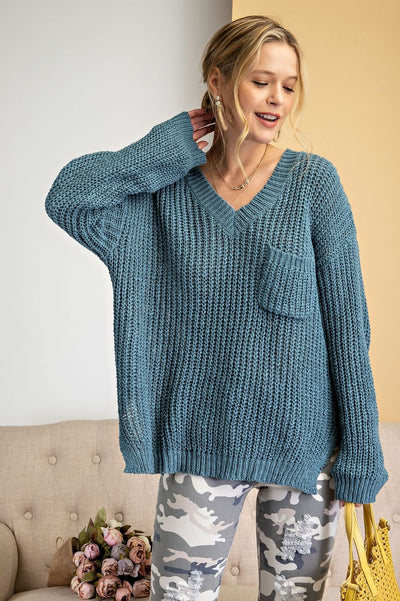 Eva Everyday Sweater - Corinne Boutique Family Owned and Operated USA