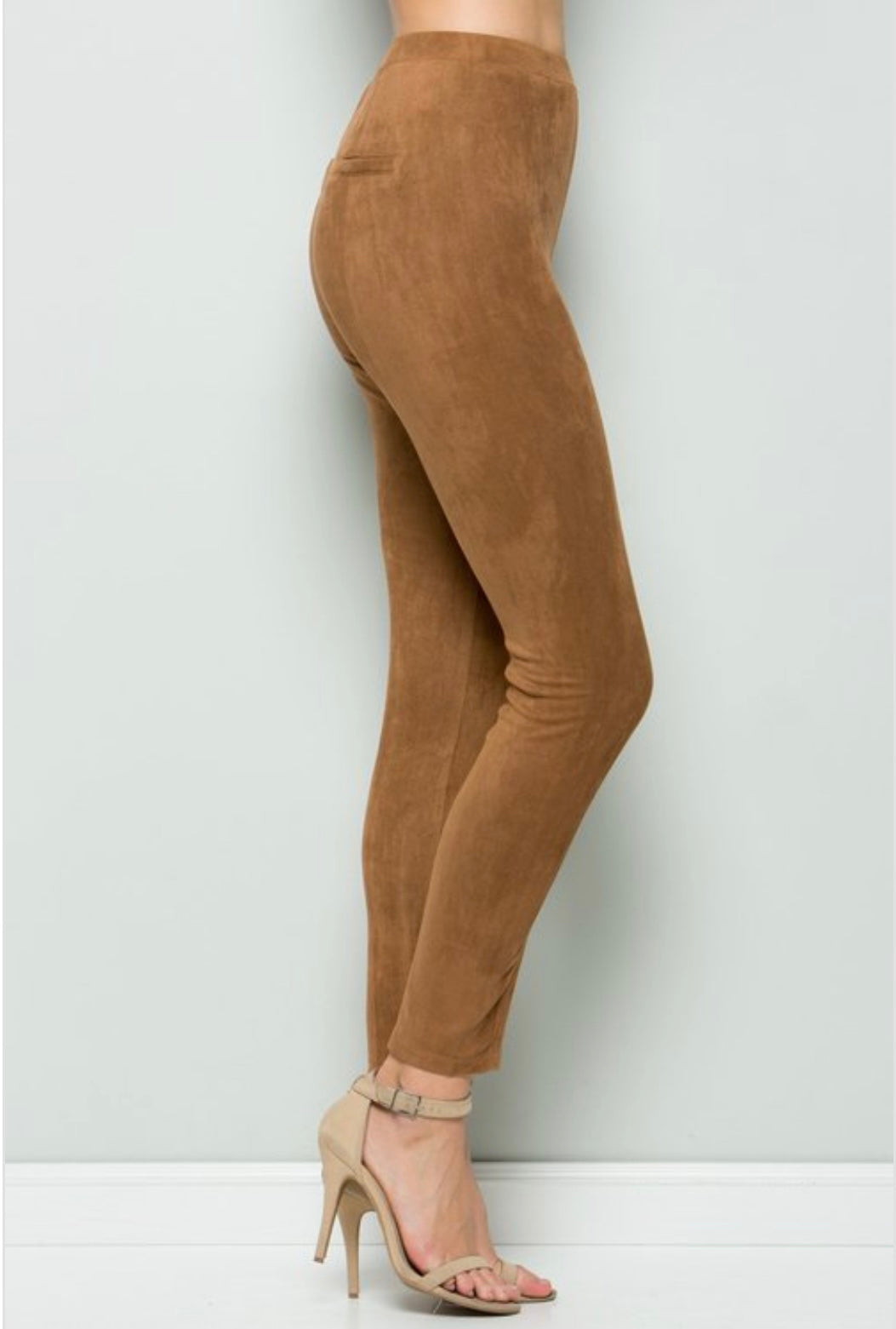 Willow Super Stretch Suede Pants - Corinne Boutique Family Owned and Operated USA