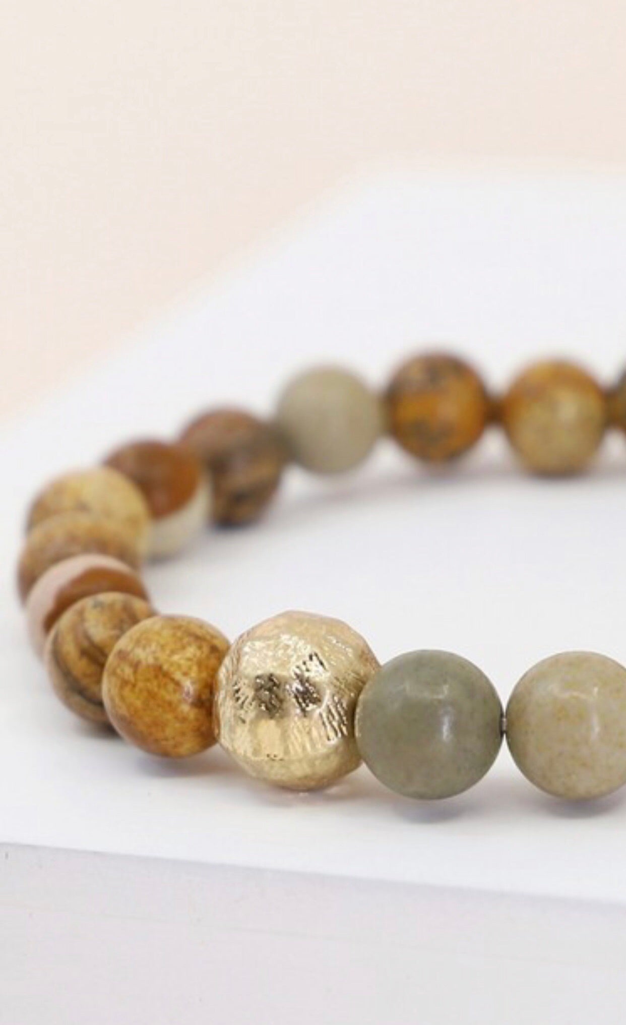 Marbled Stone Stretch Bracelets - Corinne an Affordable Women's Clothing Boutique in the US USA