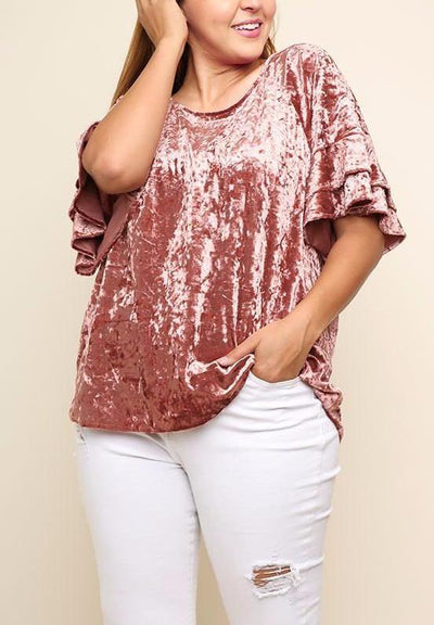 Frankie Blouse (Plus) - Corinne an Affordable Women's Clothing Boutique in the US USA