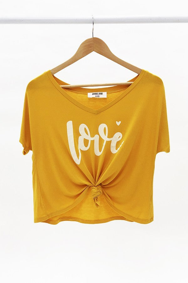 LOVE Crop Tee - Corinne an Affordable Women's Clothing Boutique in the US USA